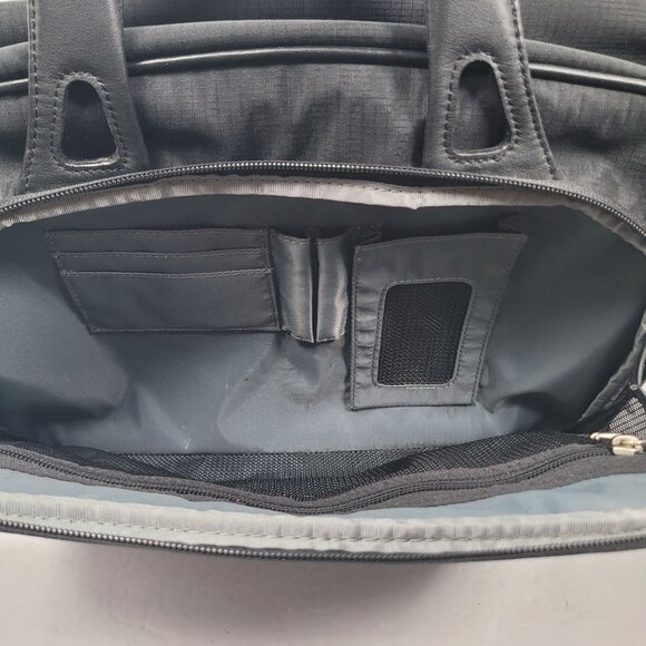 TUMI 2571D Men's Black Laptop Briefcase Shoulder Bag w/ Serial Number Tag - Picture 10 of 12